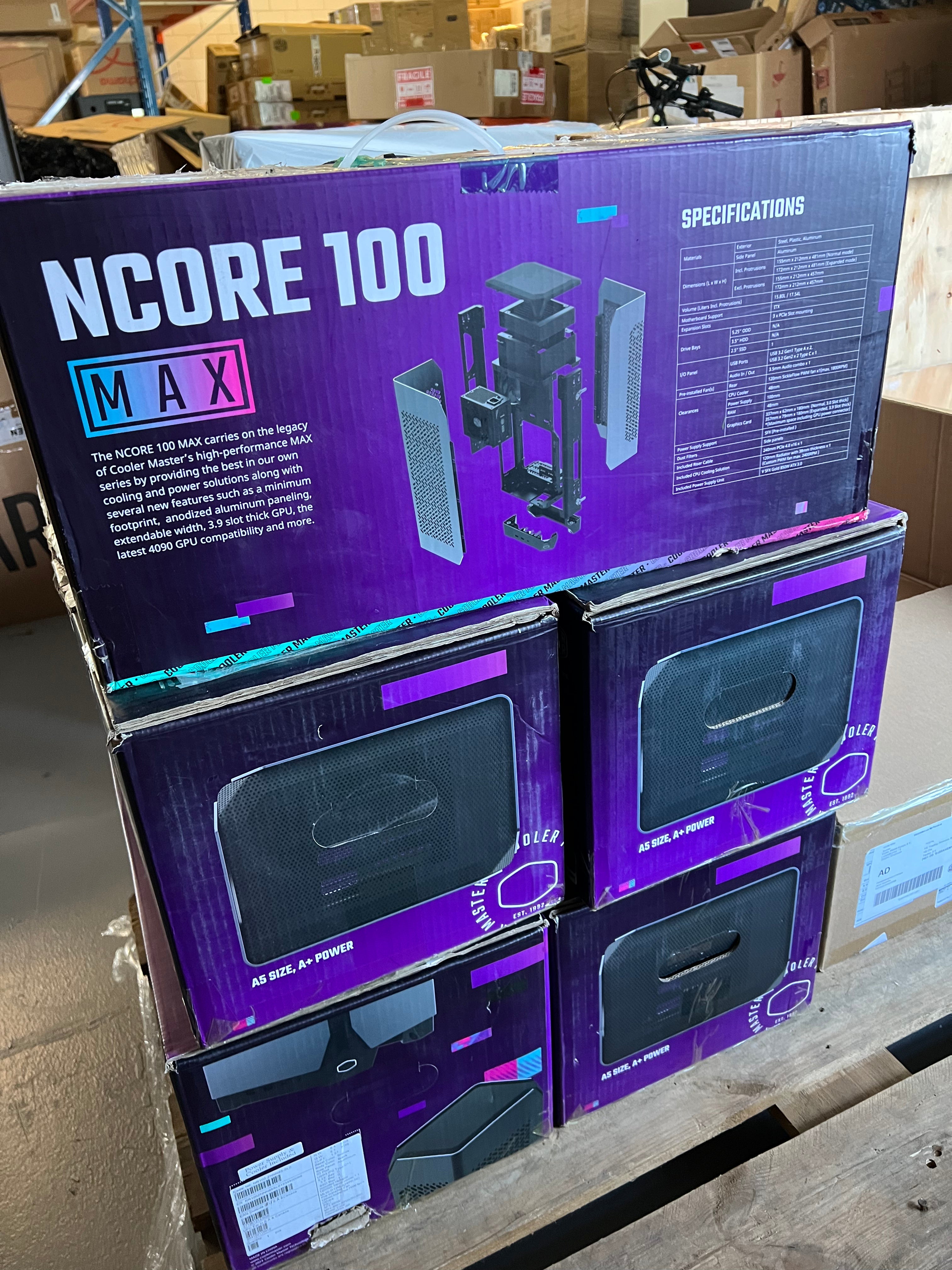 Refurbished Cooler Master Ncore 100 MAX - Grijs Refurbished Cooler Master Ncore 100 MAX - Grijs